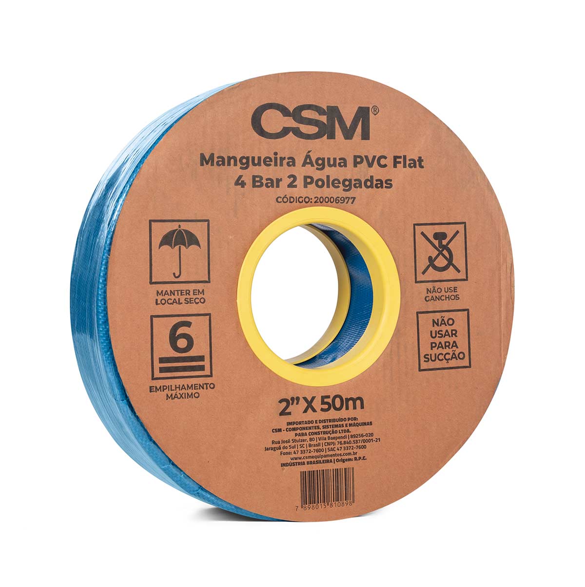 Mangueira Água PVC Flat 4 BAR 2” CSM