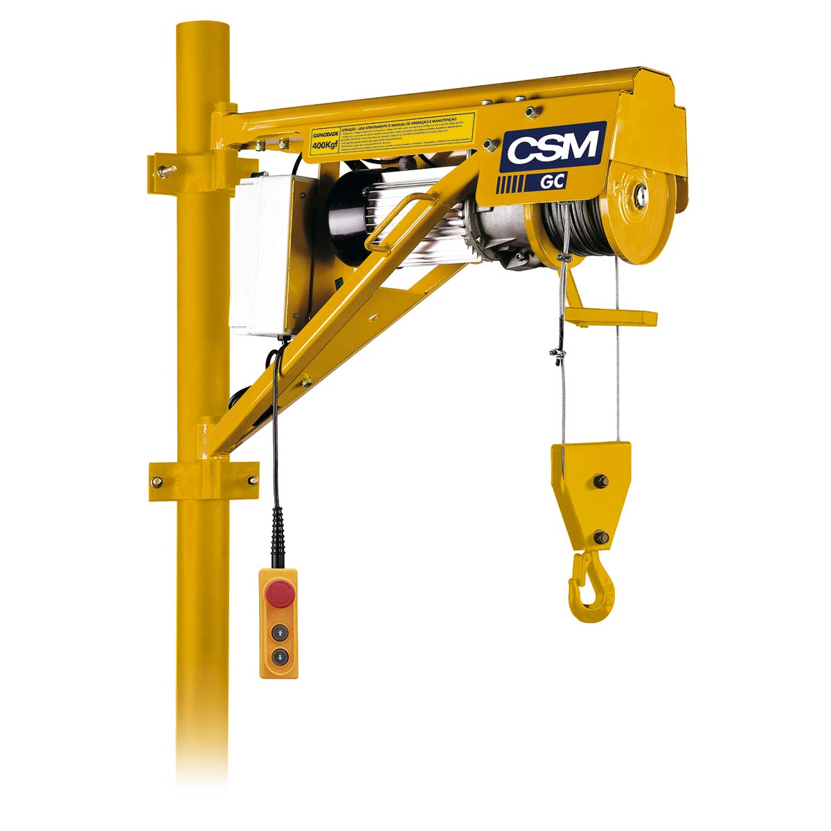 Guincho de Coluna s/ Caçamba 350kg Monofásico CSM