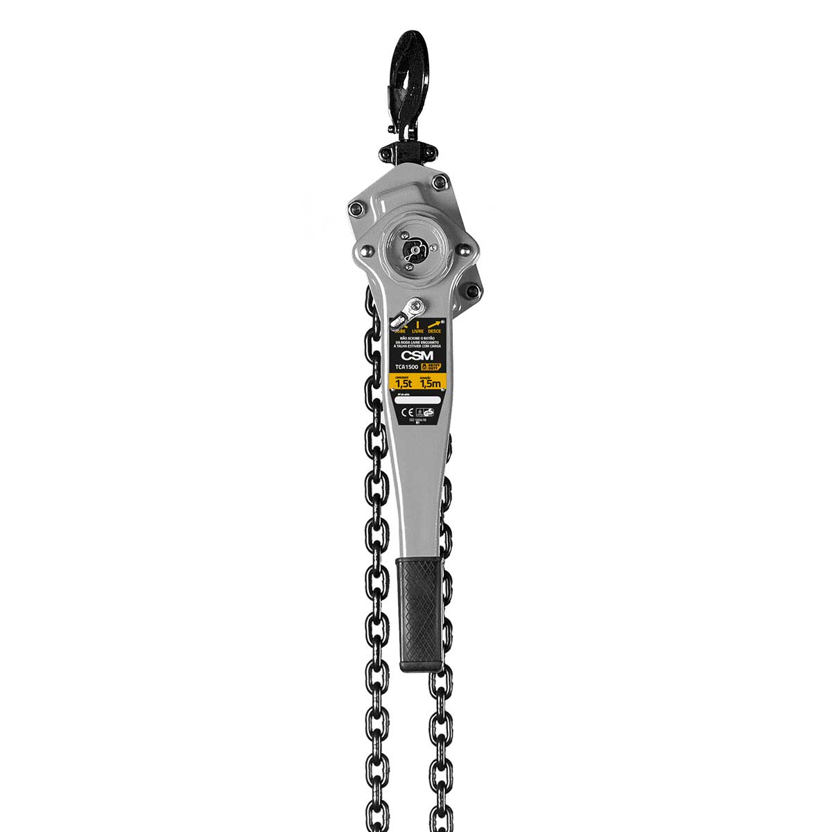 Talha Manual de Corrente c/ Alavanca TCA 1500 Heavy Duty CSM