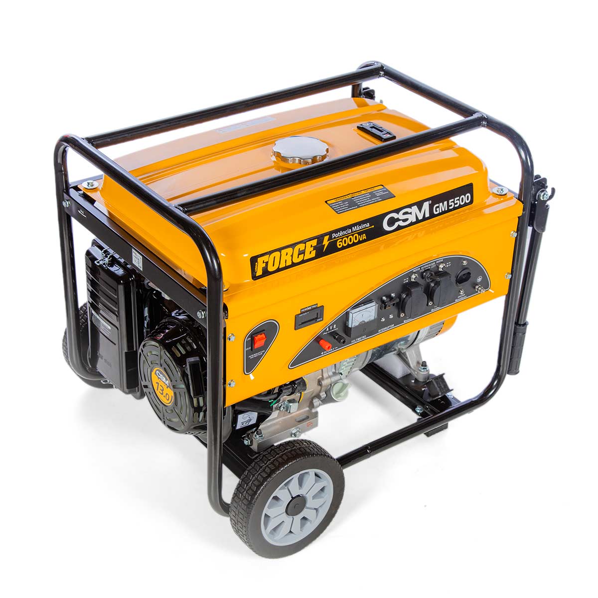 Gerador FORCE 4 Tempos GM 5500 127/220v a Gasolina CSM