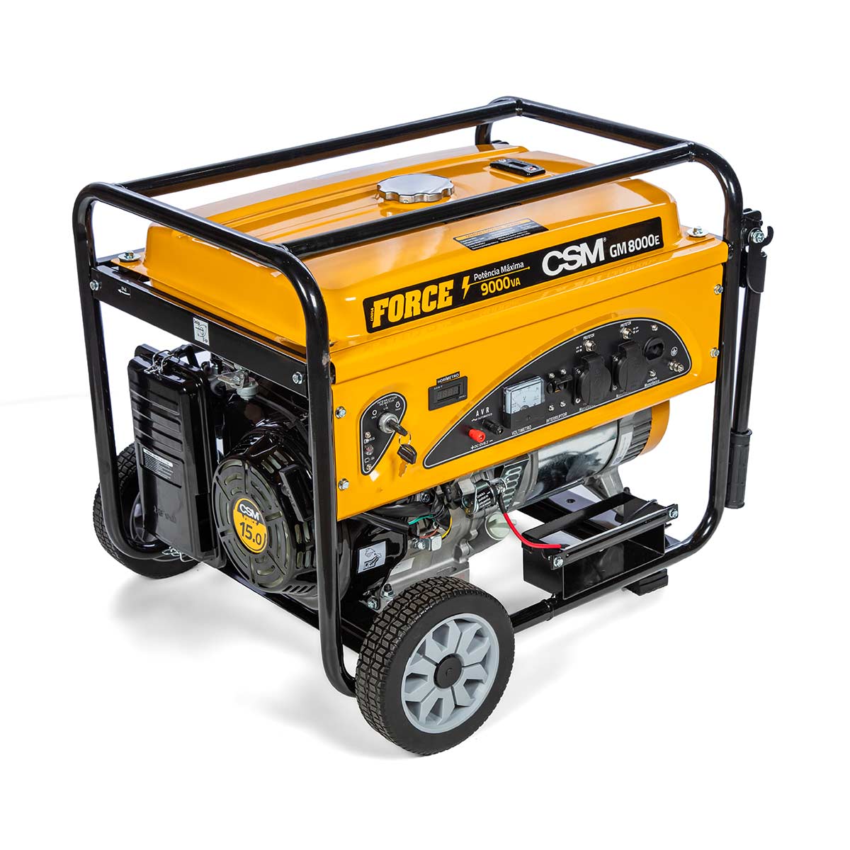 Gerador FORCE 4 Tempos GM 8000e 127/220v a Gasolina CSM