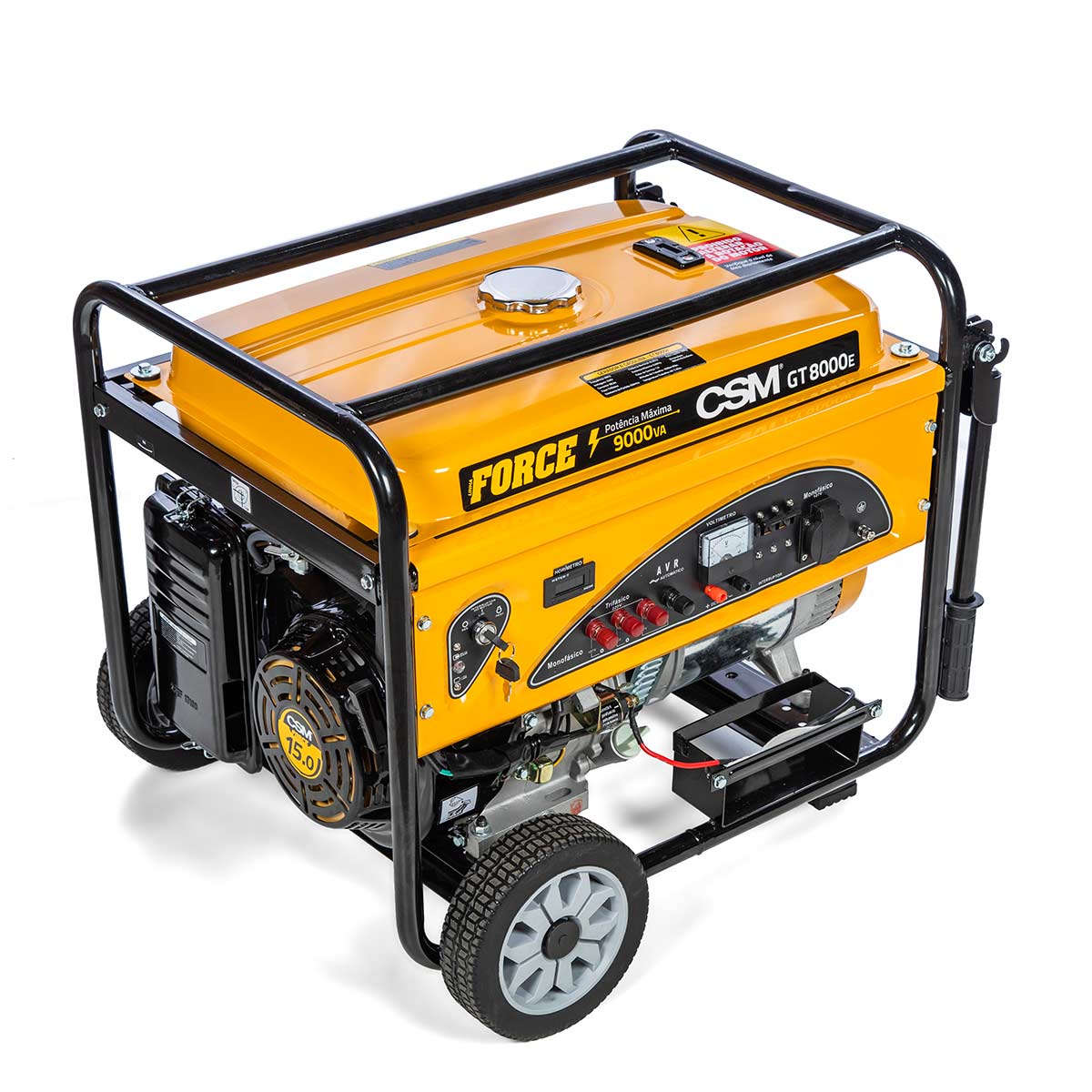 Gerador FORCE 4 Tempos GT 8000e 380v a Gasolina CSM