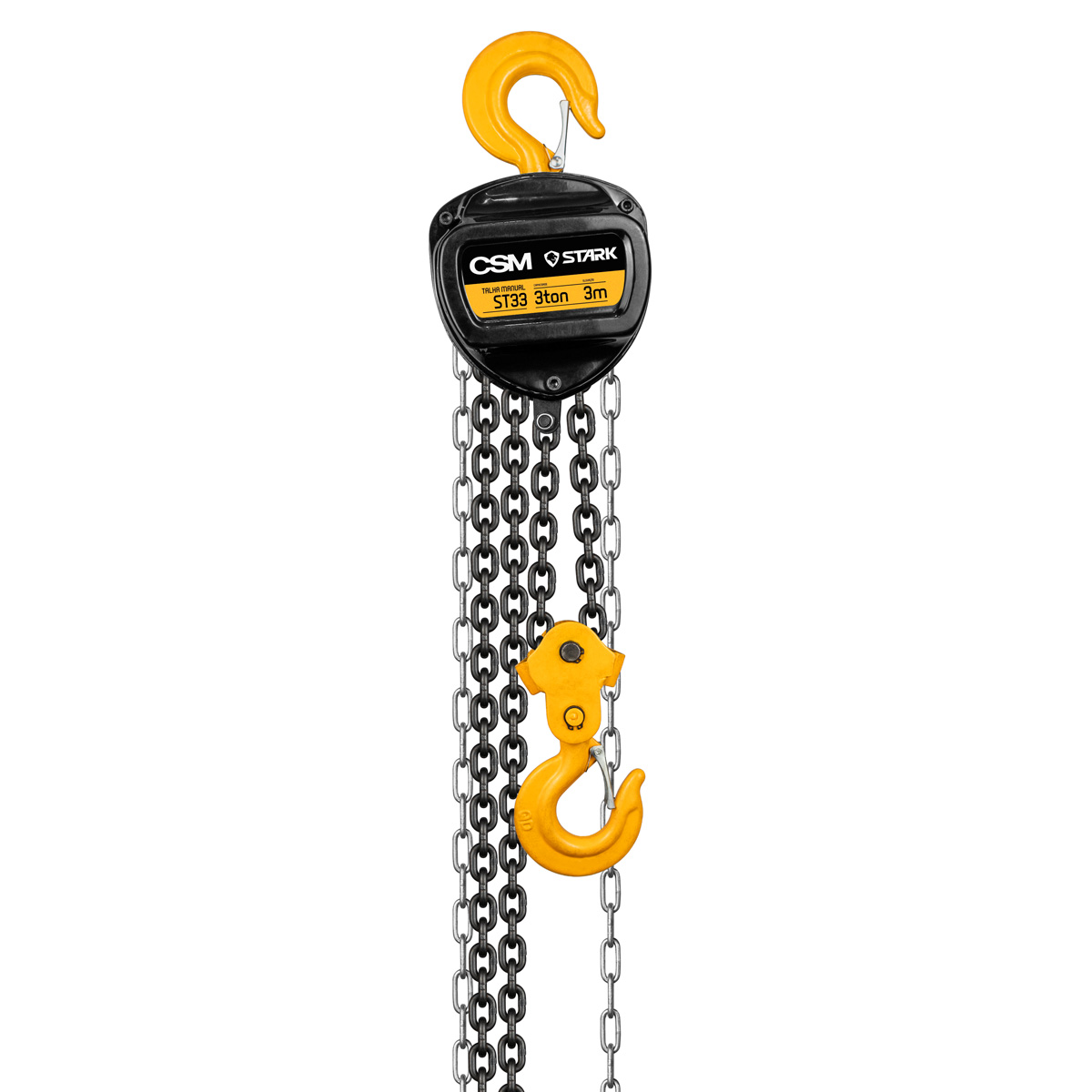 Talha Manual de Corrente 3 Ton 3m STARK ST33 CSM