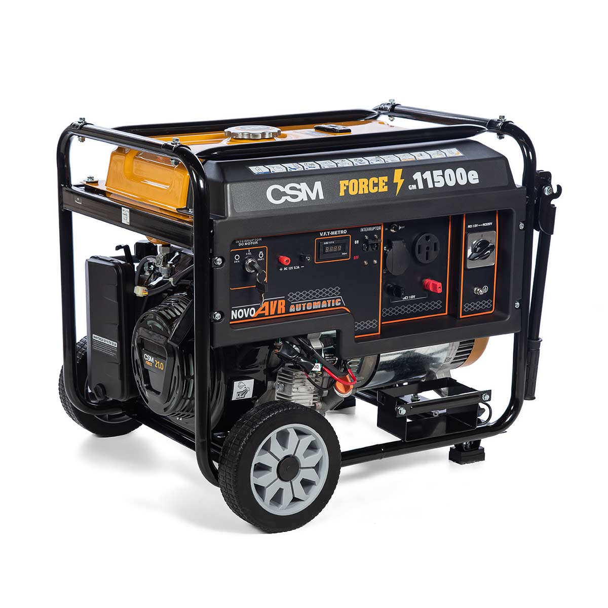 Gerador 4 Tempos GM 11500e a Gasolina CSM