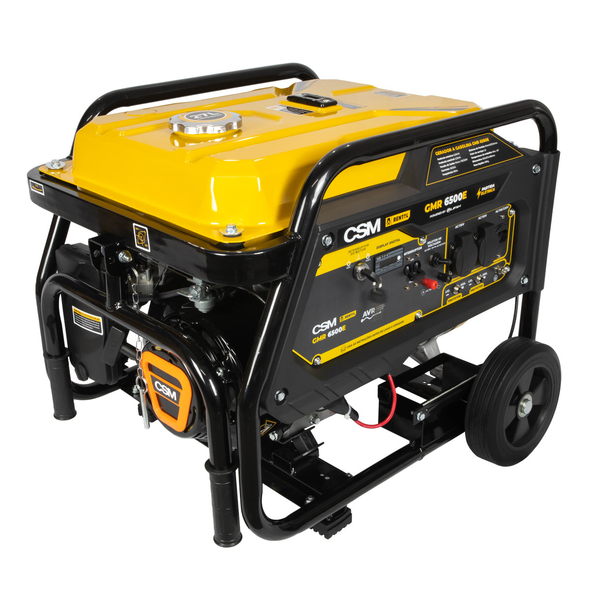 Gerador Portátil GMR 6500E à Gasolina 110/220v CSM