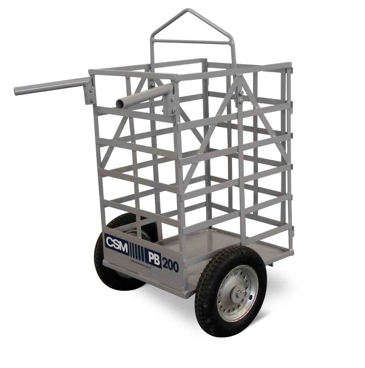 Carro Porta Blocos Transporta Até 200kg de Carga Pb 200 Csm