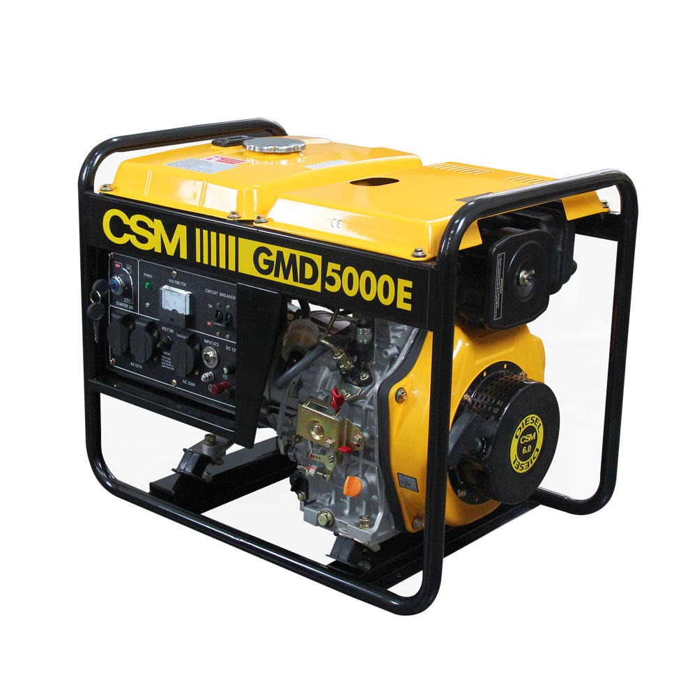 Gerador Portátil A Diesel Gmd 5000 E CSM