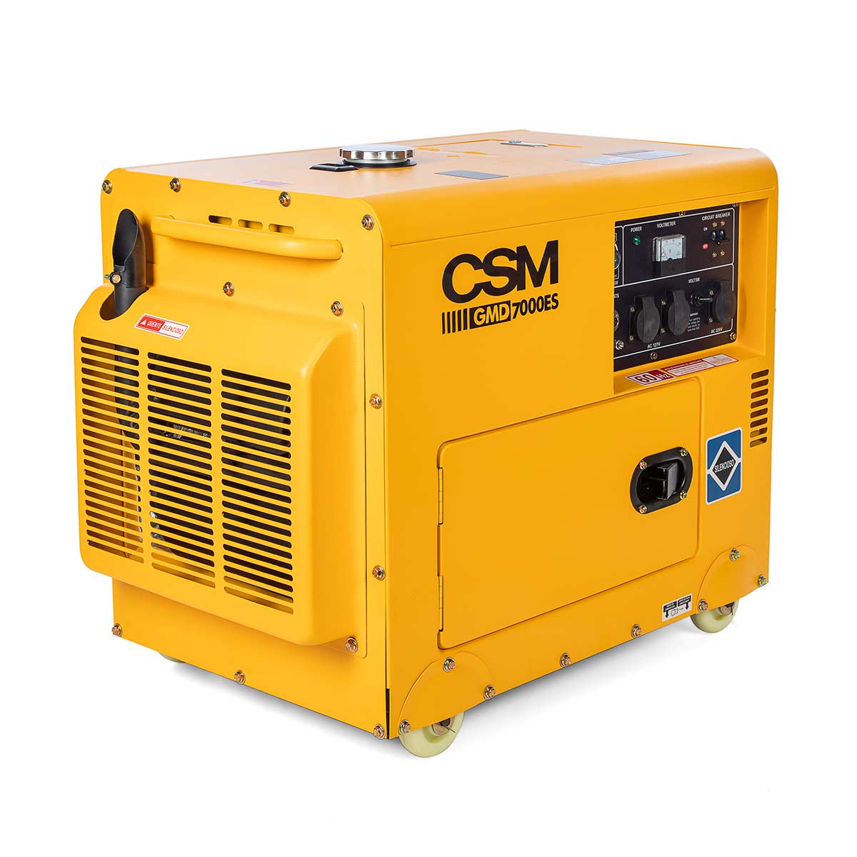 Gerador Portátil à Diesel 6,25 KVA 9 HP Mono Partida Elétrica Gmd 7000Es Csm