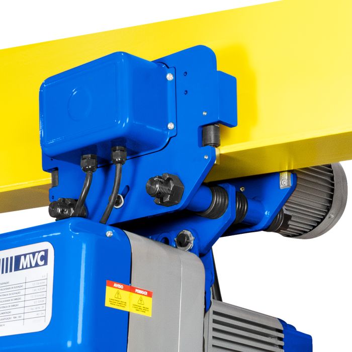 Talha Elétrica de Corrente MVC c/ Trole 5T 6m 220v CSM