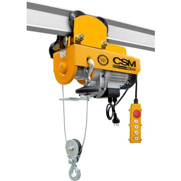 Guincho Elétrico Cabo Aço 100/200 c/ Trolle Monofásico CSM